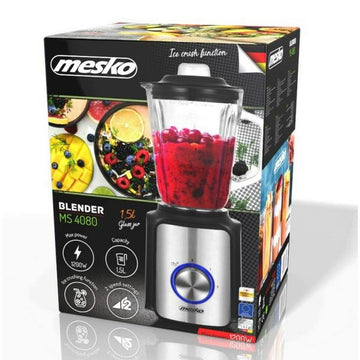 Cup Blender Adler MS 4080 Black Steel 600 W 1,5 L