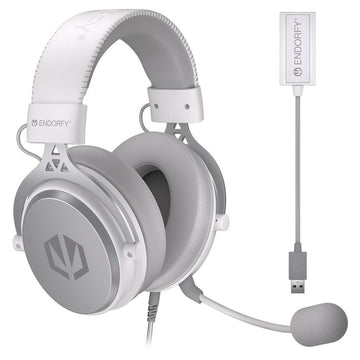 Kopfhörer mit Mikrofon Endorfy VIRO Plus USB Onyx Weiß