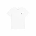 Child's Short Sleeve T-Shirt 4F JTSD001 White