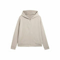 Damen Sweater mit Kapuze 4F BLD041 Beige Yoga