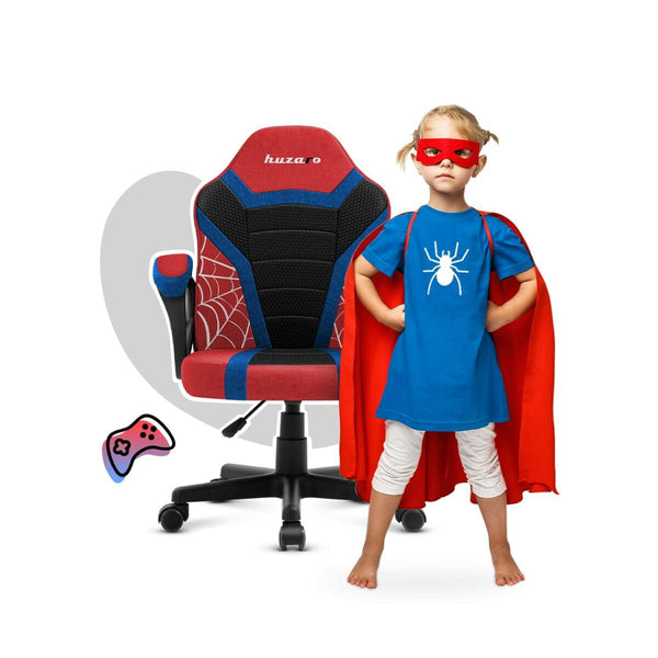 Chaise de jeu Huzaro HZ-Ranger 1.0 Spider Bleu Noir Rouge