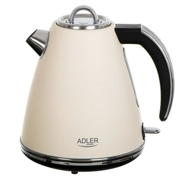 Kettle Adler AD 1343 creme Beige Stainless steel 2200 W 1850 W 1,5 L