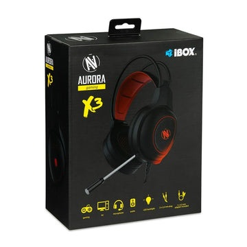 Auricolari con Microfono Gaming Ibox X3