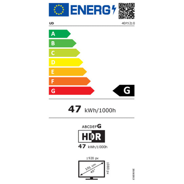 TV intelligente UD 40F5210 Full HD 40" HDR D-LED