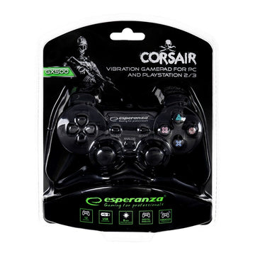 Brezžični igralni krmilnik Esperanza Corsair GX500 Črna PC PlayStation 3 PlayStation 2