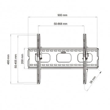 TV Halterung RAMT AR-11 70" 42" 100 kg