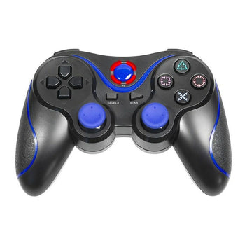 Drahtloser Gaming Controller Tracer Blue Fox Blau Schwarz Bluetooth PlayStation 3