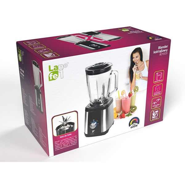 Cup Blender Lafe BCP003  Multicolour Silver black 1 L