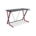 Bureau Gaming Urban Factory WED75UF 120 x 60 x 78 cm Noir PVC