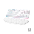 Gaming Keyboard Logitech White Spanish Qwerty QWERTY (Refurbished A)