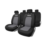 Sitzbezug-Set Sparco Sport Schwarz/Grau