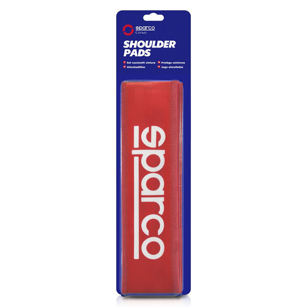 Coussinets de ceinture de sécurité Sparco SPC1209RD Rouge