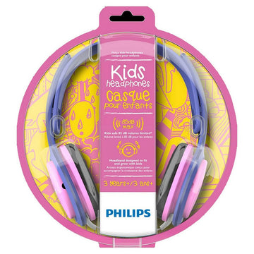 Casque audio Philips Rose Pour les garçons Avec câble