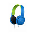 Headphones with Microphone Philips SHK2000BL (3.5 mm) Blue Azul,Verde