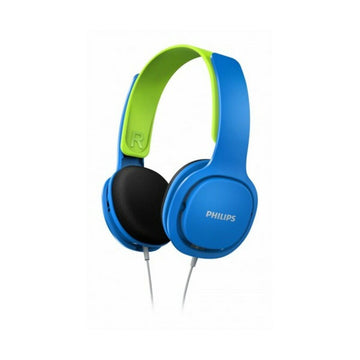 Slušalke z mikrofonom Philips SHK2000BL (3.5 mm) Modra Azul,Verde