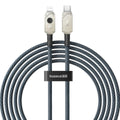 Kabel iz USB-C v Lightning Baseus P10355803221-01 Bela Črna 2 m