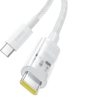 Kabel USB-C v USB-C Baseus P10373000211-01 Bela 2 m