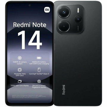 Smartphone Xiaomi Redmi Note 14 Octa Core 6 GB RAM 128 GB Black 6,67"