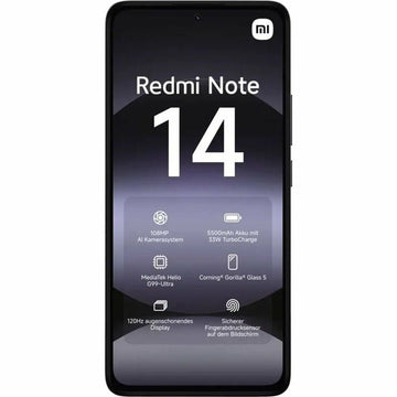 Smartphone Xiaomi Redmi Note 14 Octa Core 6 GB RAM 128 GB Black 6,67"