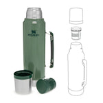 Thermos Stanley 10-08266-001 Green Stainless steel 1 L