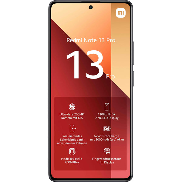 Smartphone Xiaomi Redmi Note 13 PRO 6,67" 8 GB RAM 256 GB Noir