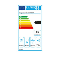 Hotte standard Mepamsa 305.0486.066 90 cm 540m³/h 69 dB Acier