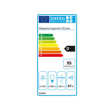 Hotte standard Mepamsa 315.0486.090 70 cm 415 m3/h Acier