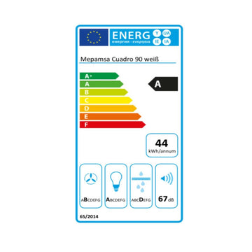 Hotte standard Mepamsa 232638 580 m³/h 90 cm 200W A Blanc