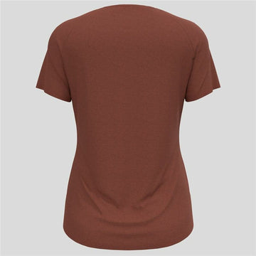 T-shirt à manches courtes femme Odlo Essential 365 Marron