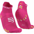 Chaussettes de Sport Compressport Pro Racing Fuchsia