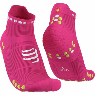 Sports Socks Compressport Pro Racing Fuchsia