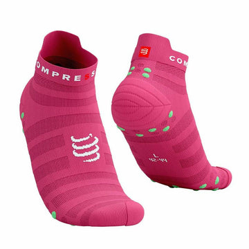 Sportsocken Compressport Pro Racing Dunkelrosa