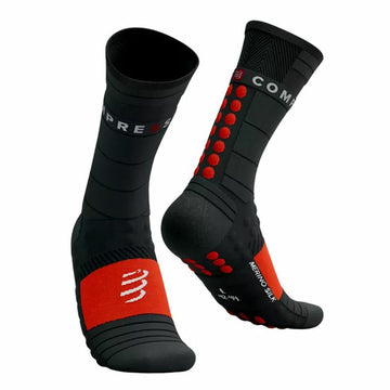 Sportsocken Compressport Pro Racing Rot Schwarz