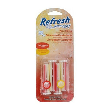 Désodorisant Pour Voiture California Scents Vent Sticks Fraise Citron (2 pcs)