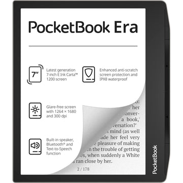 eBook PocketBook Era Stardust PB700-U-16-WW Bunt Schwarz/Silberfarben 16 GB