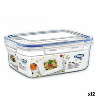 Lunchbox hermetisch Dem rechteckig 800 ml 17 x 13 x 8 cm (12 Stück)