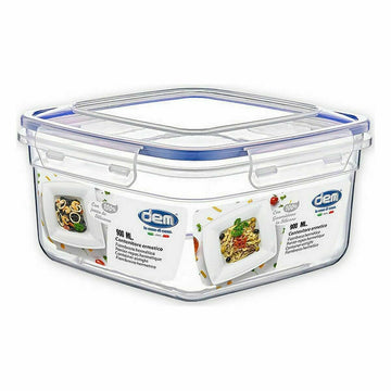 Lunchbox hermetisch Dem 900 ml 15 x 15 x 8 cm (12 Stück)