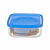 Boîte à lunch Borgonovo 6277815 Bleu 960 ml 15 x 15 x 6,2 cm (12 Unités) (Ø 15 cm)