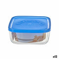 Lunchbox Borgonovo 6277815 Blau 960 ml 15 x 15 x 6,2 cm (12 Stück) (Ø 15 cm)