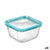 Square Lunch Box with Lid Bormioli Rocco Frigoverre Future Transparent 773 ml Glass (12 Units)