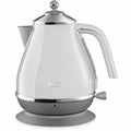 Wasserkocher DeLonghi Weiß Edelstahl 1,7 L 2000 W