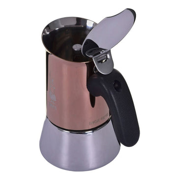 Italian Coffee Pot Bialetti New Venus 2 Cups Copper Stainless steel 100 ml