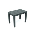 Bench IPAE Progarden Black Resin (38,5 x 60 x 45 cm)