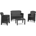 Garden furniture IPAE Progarden Jungle jun06can Anthracite (4 Pieces)