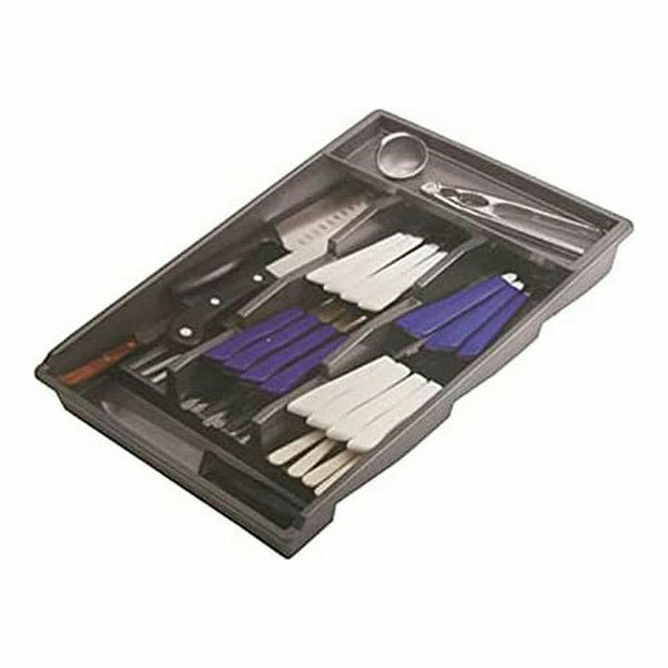 Cutlery Organiser Tontarelli Bella plus Black (43,6 x 28,7 x 7,13 cm)