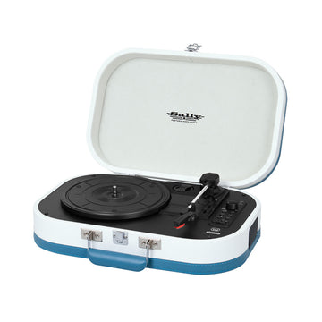 Tourne-disques Trevi TT 1020 BT USB Stéréo Bluetooth Batterie rechargeable Turquoise