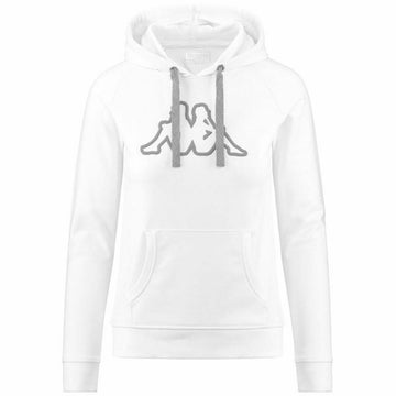 Sweat à capuche femme Kappa Blanc