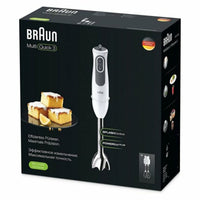 Mixeur plongeant Braun MultiQuick 3V MQ3105B Blanc 750 W