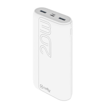 Power Bank Celly 20000 mAh White