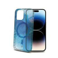 Protection pour téléphone portable Celly iPhone 15 Pro Bleu Transparent